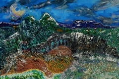 First Frost-Oil on board
