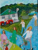 In-front-of-the-Pontotocvineyard-Oil on canvas
